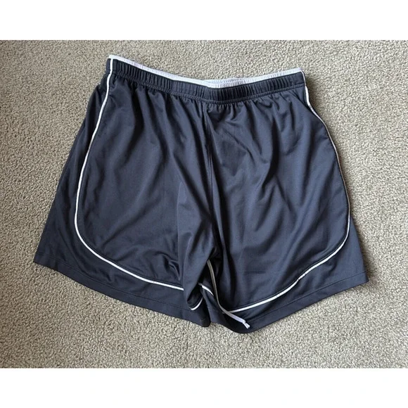 2 Athleta Take Two Running Shorts Double Layered Lined Women's Small Gray Black - Picture 3 of 9